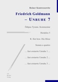 Cover: Friedrich Goldmann - Unruhe 7 - Bockel, R v