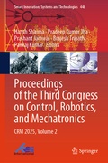 Cover: Proceedings of the Third Congress on Control, Robotics, and Mechatronics - Springer Nature Switzerland AG