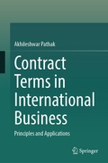 Bild: Contract Terms in International Business - Springer
