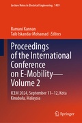 Cover: Proceedings of the International Conference on E-Mobility-Volume 2 - Springer