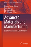 Cover: Advanced Materials and Manufacturing - Springer