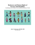 Cover: Businesses and Human Rights of Persons with Disabilities - Alan Gutterman