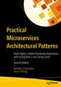 Cover: Practical Microservices Architectural Patterns - APress