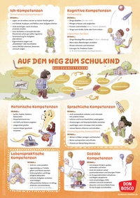 Abbildung von: Schulfähigkeit auf einen Blick: Basiskompetenzen und Vorläuferfähigkeiten für einen guten Schulstart - Don Bosco Medien