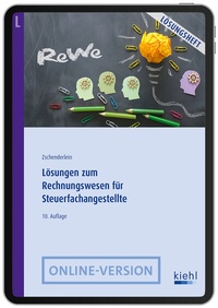 Abbildung von: Lösungen zum Rechnungswesen für Steuerfachangestellte - NWB