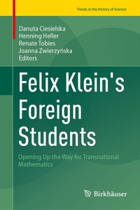 Abbildung von: Felix Klein's Foreign Students - Birkhäuser