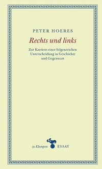 Abbildung von: Rechts und links - zu Klampen Verlag