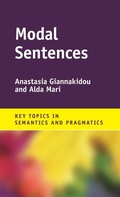 Cover: Modal Sentences - Cambridge University Press