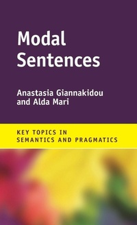 Enlarge image Cover: Modal Sentences - Cambridge University Press