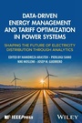 Cover: Data-Driven Energy Management and Tariff Optimization in Power Systems - Wiley-IEEE Press