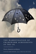 Cover: The Marketisation of Framework Agreements in the UK - Hart Publishing