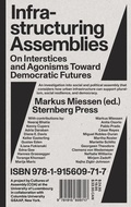Cover: Infrastructuring Assemblies - Sternberg Press