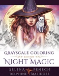 Cover: Night Magic - Grayscale Coloring Edition - Fairies and Fantasy Pty Ltd