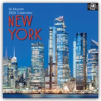 Abbildung von: New York 2026 - 16-Monatskalender - Brown Trout-Auslieferer Flechsig