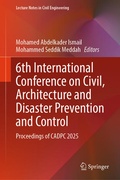 Cover: 6th International Conference on Civil, Architecture and Disaster Prevention and Control - Springer