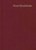 Cover: Moses Mendelssohn: Gesammelte Schriften. Jubil&auml;umsausgabe / Band 17: Hebr&auml;ische Schriften II,4 - frommann-holzboog