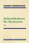 Cover: Anlandebahnen f&uuml;r Ger&auml;usche - Ritter Klagenfurt