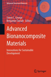 Enlarge image Cover: Advanced Bionanocomposite Materials - Springer Nature Switzerland AG
