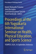Cover: Proceedings of the 6th Yogyakarta International Seminar on Health, Physical Education, and Sports Science - Springer Nature Switzerland AG