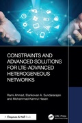 Cover: Constraints and Advanced Solutions for LTE-Advanced Heterogeneous Networks - Chapman and Hall