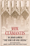 Cover: Vox Clamantis by John Gower: "The Voice of One Crying" - D.S. Brewer