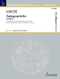 Cover: Linde: Dialogues for Recorder (Alto/Tenor) and Cello Performing Score - Schott