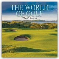 Abbildung von: The World of Golf - Die Welt des Golfsports 2026 - 16-Monatskalender - Brown Trout-Auslieferer Flechsig