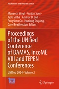 Cover: Proceedings of the UNIfied Conference of DAMAS, IncoME VIII and TEPEN Conferences - Springer