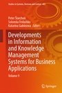 Cover: Developments in Information and Knowledge Management Systems for Business Applications - Springer