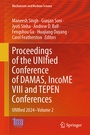 Cover: Proceedings of the UNIfied Conference of DAMAS, IncoME VIII and TEPEN Conferences - Springer