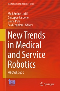 Enlarge image Cover: New Trends in Medical and Service Robotics - Springer