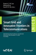 Cover: Smart Grid and Innovative Frontiers in Telecommunications - Springer