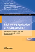 Cover: Engineering Applications of Neural Networks - Springer