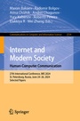 Cover: Internet and Modern Society. Human-Computer Communication - Springer