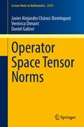 Cover: Operator Space Tensor Norms - Springer