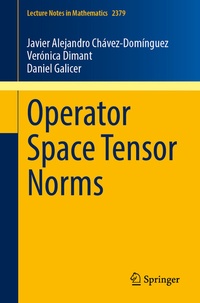 Enlarge image Cover: Operator Space Tensor Norms - Springer