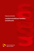Bild: Landwirtschaftliches Familien- und Erbrecht - Hagener Wissenschaftsverlag