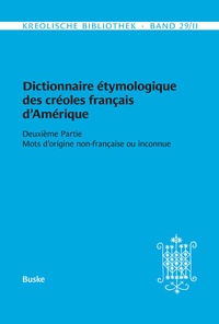 Abbildung von: Dictionnaire étymologique des créoles français d'Amérique - Buske, H