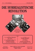 Cover: Die surrealistische Revolution - TEXTEM VERLAG