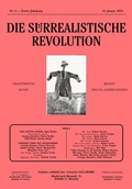 Cover: Die surrealistische Revolution - TEXTEM VERLAG