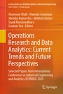 Cover: Operations Research and Data Analytics: Current Trends and Future Perspectives - Springer Nature Switzerland AG