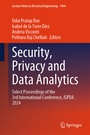 Cover: Security, Privacy and Data Analytics - Springer