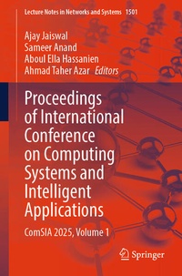Enlarge image Cover: Proceedings of International Conference on Computing Systems and Intelligent Applications - Springer