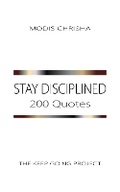 Cover: Stay Disciplined - ROITH MEDIA LTD