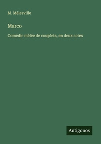Enlarge image Cover: Marco - Antigonos Verlag