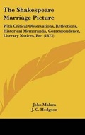 Cover: The Shakespeare Marriage Picture - Kessinger Publishing