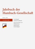 Abbildung von: Jahrbuch der Hambach-Gesellschaft 31 (2024) - Franz Steiner Verlag