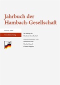 Abbildung von: Jahrbuch der Hambach-Gesellschaft 31 (2024) - Franz Steiner Verlag