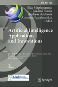 Cover: Artificial Intelligence Applications and Innovations - Springer