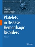 Cover: Platelets in Disease: Hemorrhagic Disorders - Springer